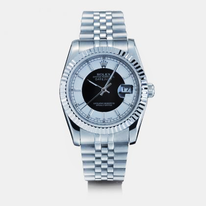 劳力士 蚝式恒动精钢机械男表R124